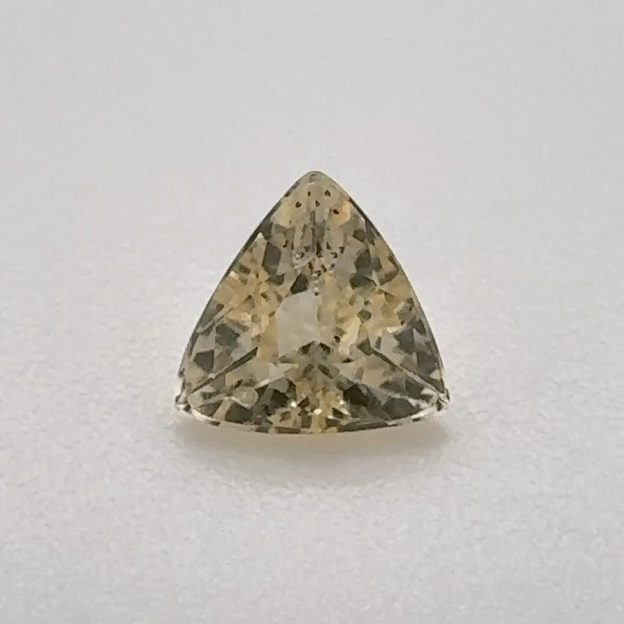 Trilliant Yellow Topaz 0.5ct loose gemstone