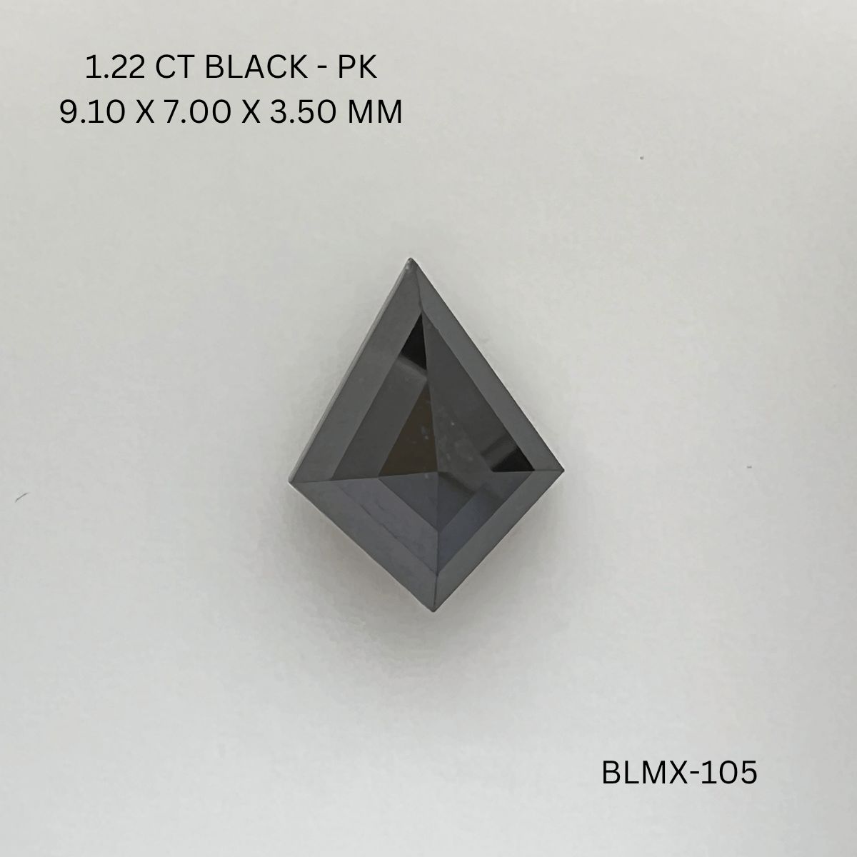 Kite Black Natural Diamond 1.22ct I1 loose diamond