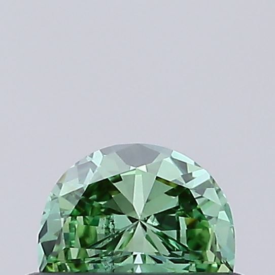 Half Moon Fancy Vivid Green Lab-grown Diamond 0.27ct SI1 loose diamond
