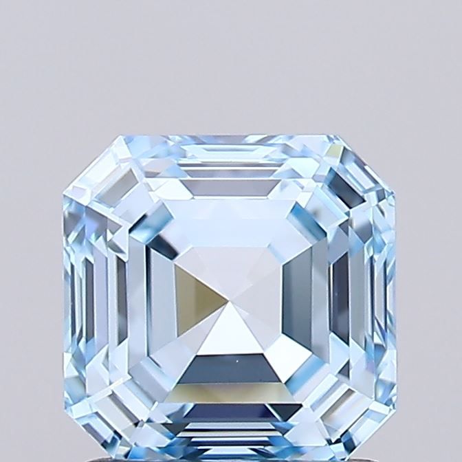 Asscher Fancy Intense Blue Lab-grown Diamond 1.43ct VVS2 loose diamond