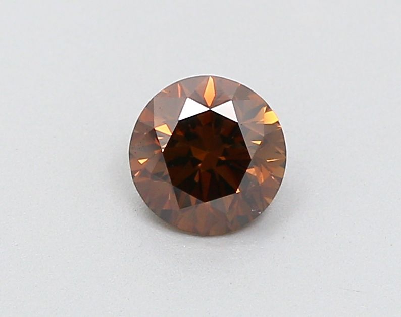 Round Fancy Dark Brown Natural Diamond 0.47ct SI2 loose diamond