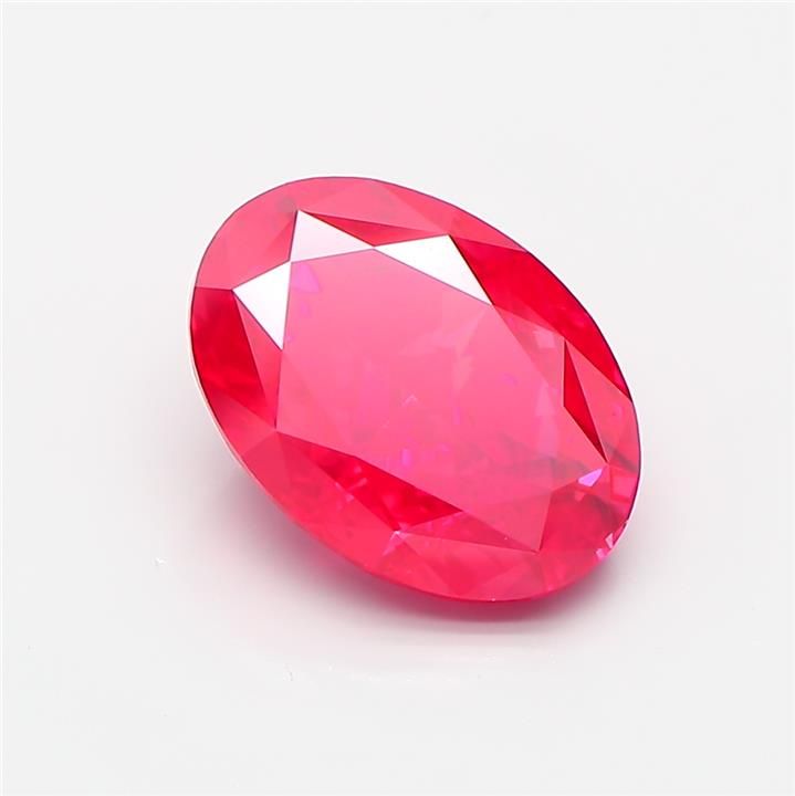 Oval Fancy Vivid Red Lab-grown Diamond 3.09ct VS2 loose diamond