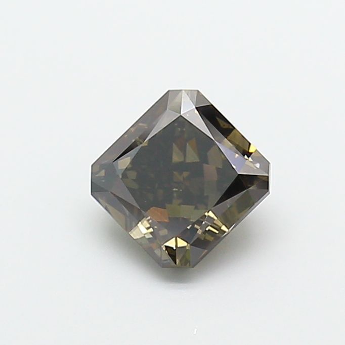 Square Radiant Fancy Brownish Gray Lab-grown Diamond 2.04ct VVS2 loose diamond
