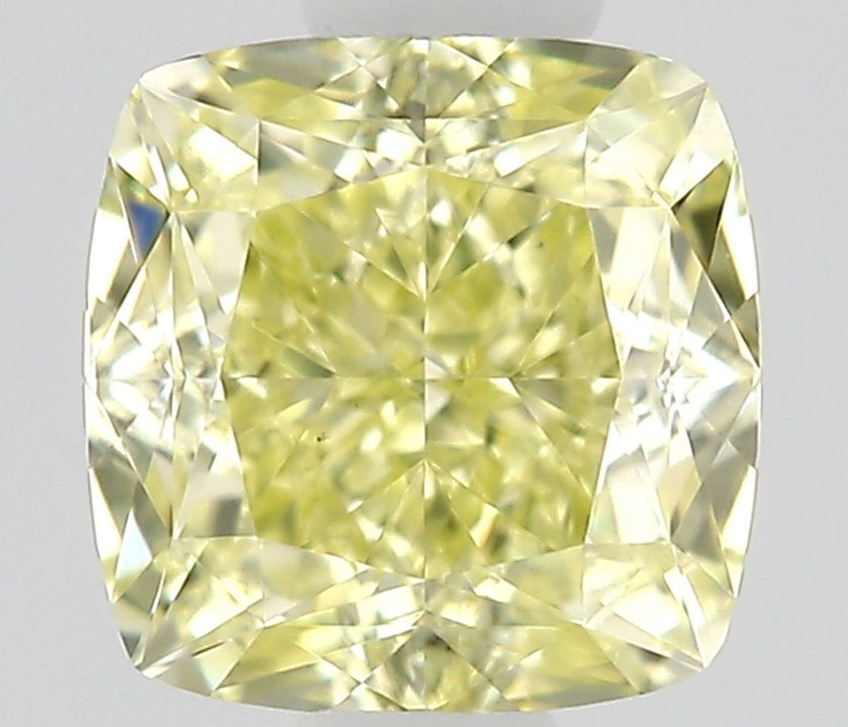 Cushion Fancy Yellow Natural Diamond 0.35ct VS1 loose diamond