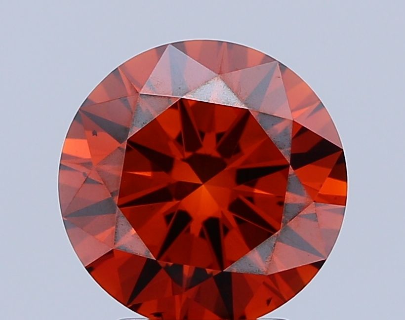 Round Fancy Orange Lab-grown Diamond 2.73ct VS2 loose diamond