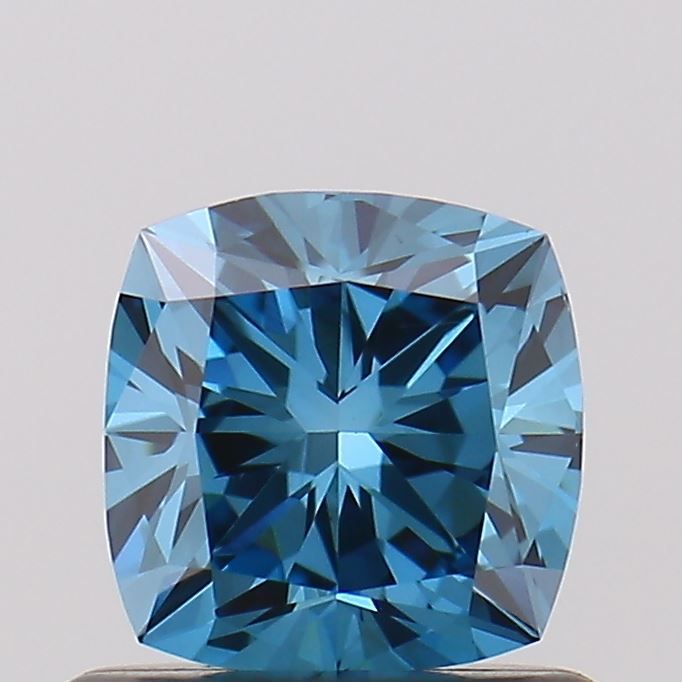 Cushion Fancy Vivid Blue Lab-grown Diamond 0.72ct VS2 loose diamond