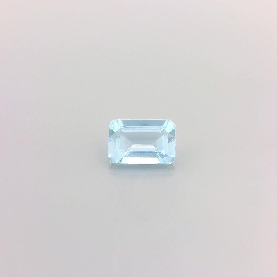 Octagonal Blue Aquamarine 0.52ct loose gemstone