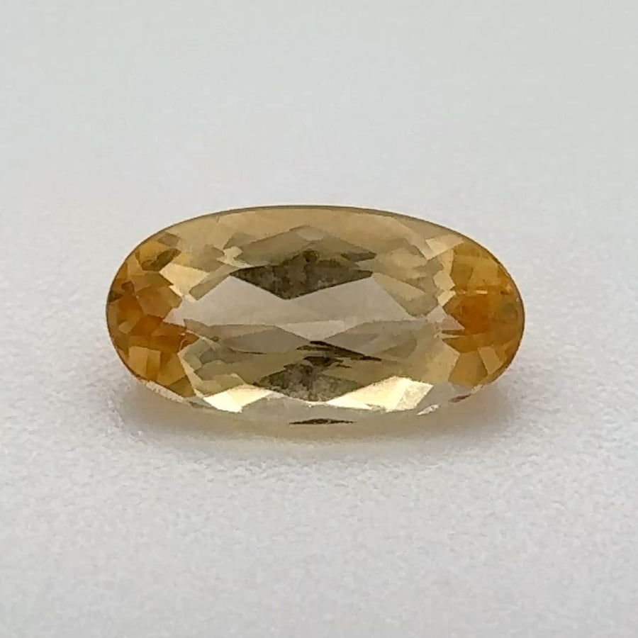 Oval Yellow Topaz 0.96ct loose gemstone