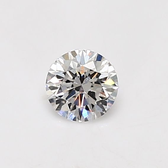 Round Faint Pinkish Brown Natural Diamond 0.4ct SI1 loose diamond