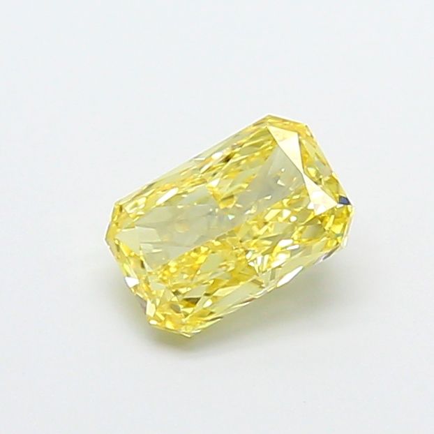 Radiant Fancy Intense Yellow Lab-grown Diamond 1ct VS2 loose diamond