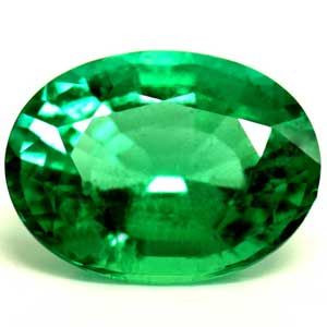 Oval Green Emerald 1.13ct loose gemstone