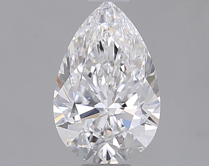 Pear Natural Diamond 0.64ct E VS1
