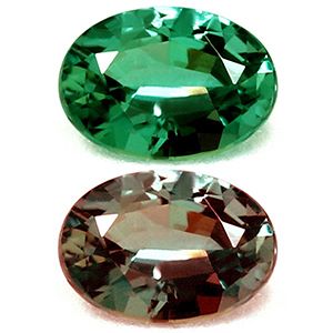 Oval Green Alexandrite 0.18ct loose gemstone