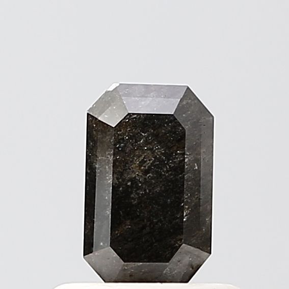 Emerald Salt And Pepper Natural Diamond 0.67ct VVS2 loose diamond