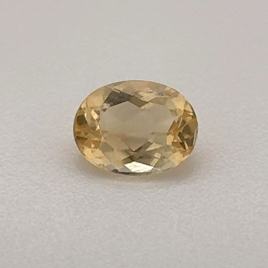 Oval Yellow Topaz 0.48ct loose gemstone