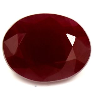 Oval Red Ruby 3.04ct loose gemstone