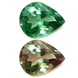 Pear Green Alexandrite 0.35ct loose gemstone
