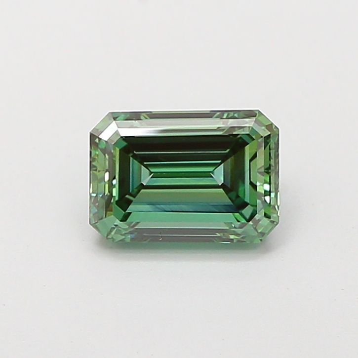 Emerald Fancy Vivid Green Lab-grown Diamond 1.3ct VS1 loose diamond
