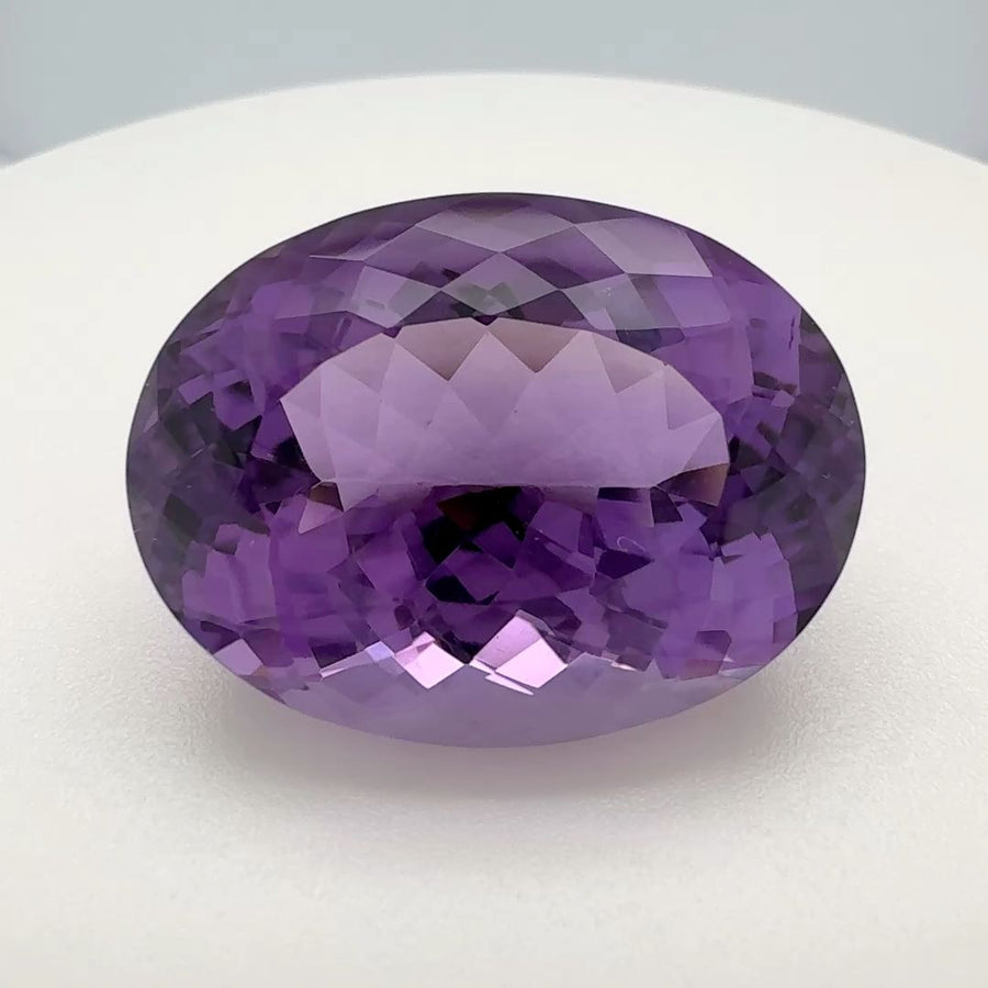 Oval Purple Amethyst 21.975ct loose gemstone