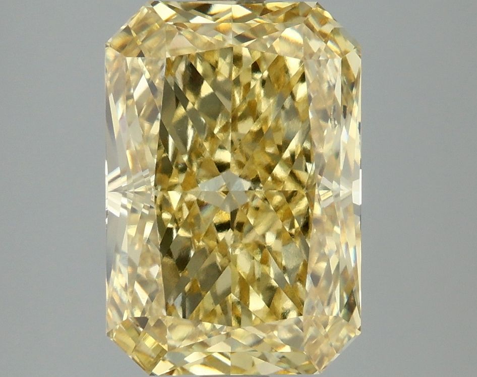 Radiant Fancy Intense Yellow Lab-grown Diamond 4.02ct VS1 loose diamond