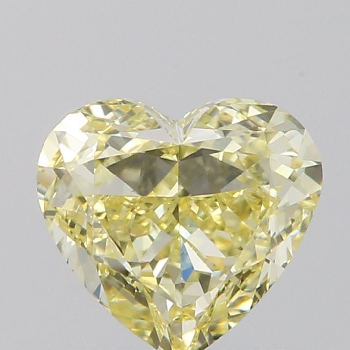 Heart Fancy Yellow Natural Diamond 1ct VS2 loose diamond
