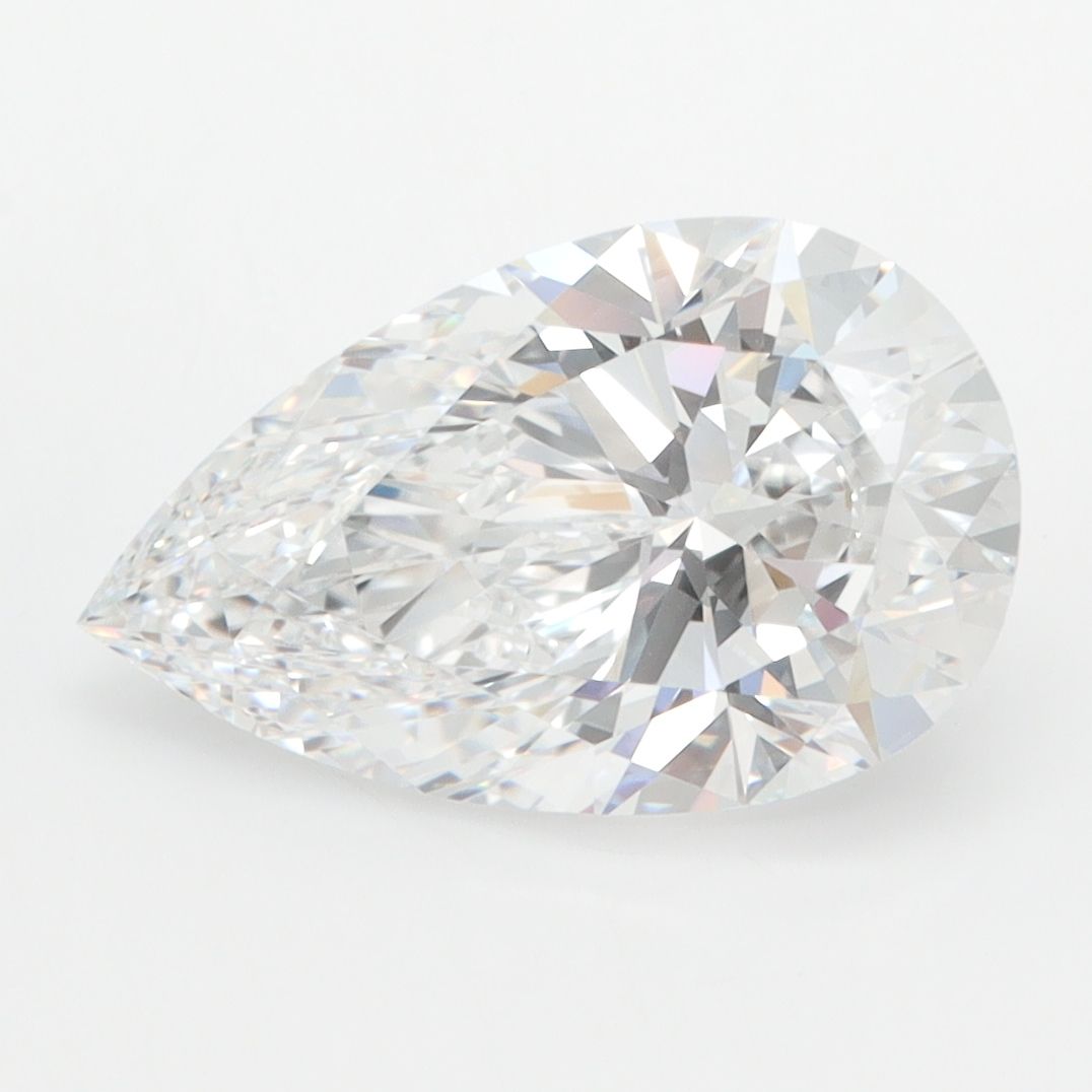 Pear Lab-Grown Diamond 3.33ct D FL