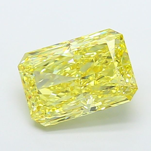 Radiant Fancy Intense Yellow Lab-grown Diamond 5.02ct VS2 loose diamond
