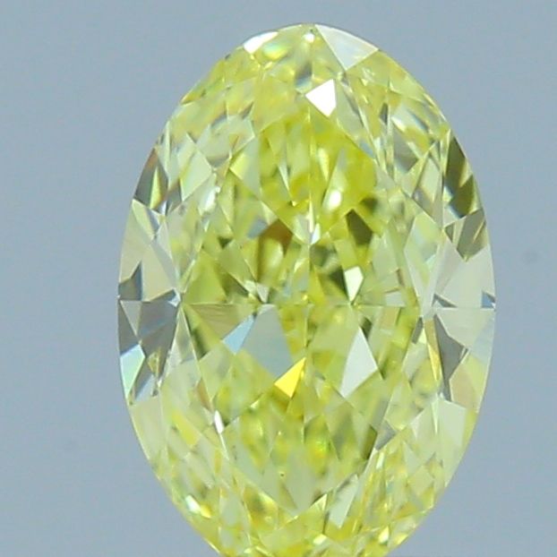 Oval Fancy Intense Yellow Lab-grown Diamond 1ct VS1 loose diamond