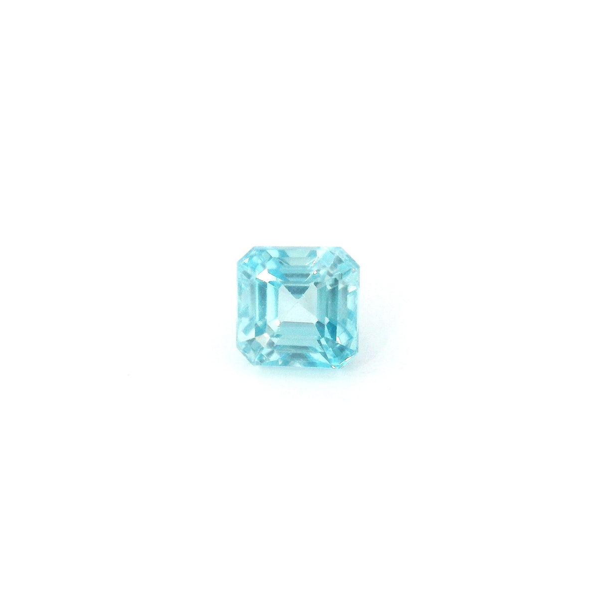 Octagonal Blue Zircon 1.6ct loose gemstone