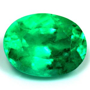 Oval Green Emerald 1.85ct loose gemstone