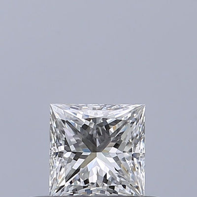 Princess Natural Diamond 0.32ct E IF