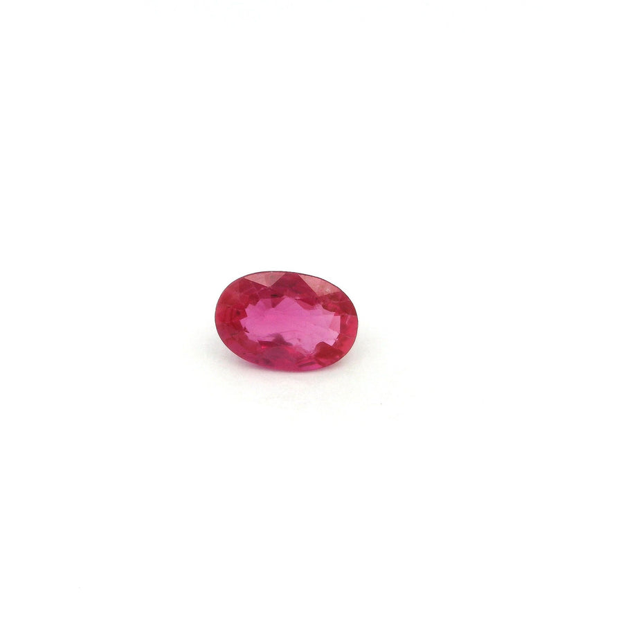 Oval Red Ruby 0.49ct loose gemstone