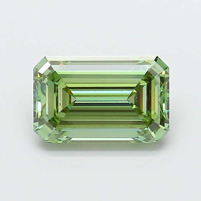 Emerald Fancy Vivid Green Lab-grown Diamond 1.53ct VVS2 loose diamond
