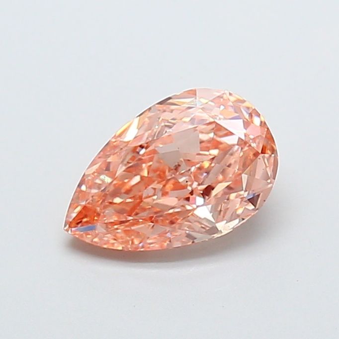 Pear Fancy Intense Brownish Orange Lab-grown Diamond 1.86ct VS2 loose diamond