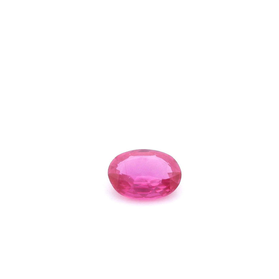 Oval Red Ruby 0.79ct loose gemstone