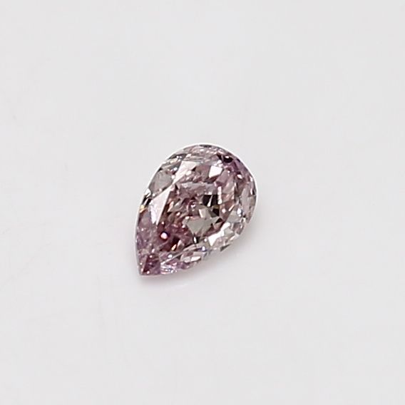 Pear Fancy Pink Natural Diamond 0.15ct SI2 loose diamond