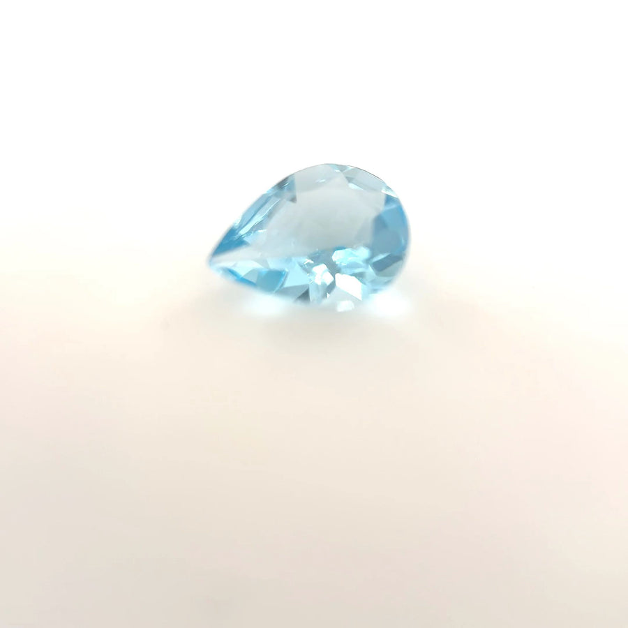 Pear Blue Aquamarine 0.78ct loose gemstone