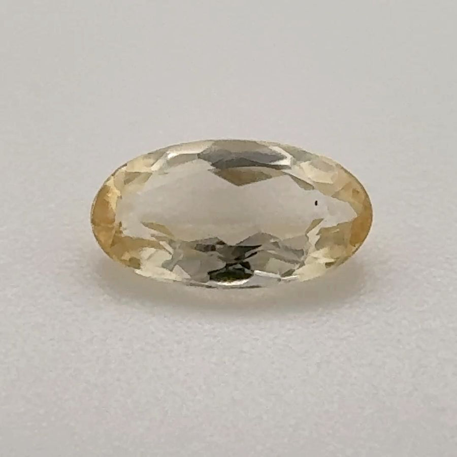 Oval Yellow Topaz 0.65ct loose gemstone