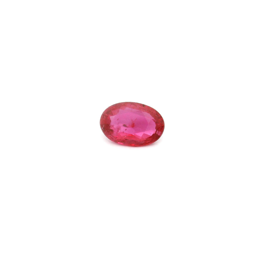 Oval Red Ruby 0.55ct loose gemstone