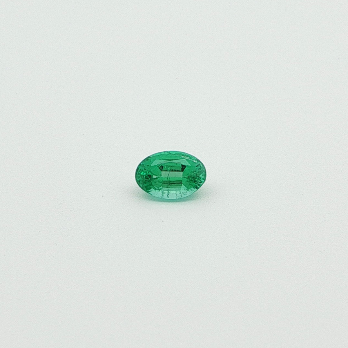 Oval Green Emerald 0.52ct loose gemstone