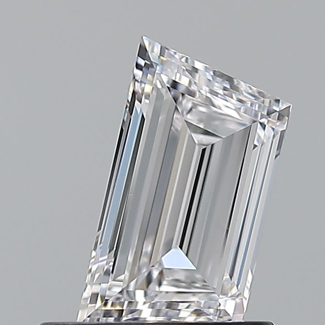 Trapezoid Natural Diamond 0.70ct D VS1