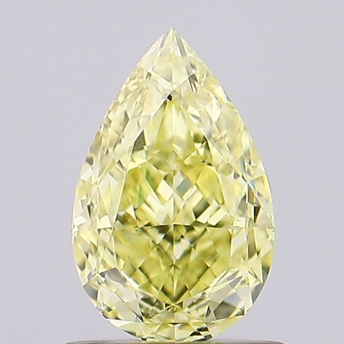 Pear Fancy Intense Yellow Natural Diamond 1.02ct VS2 loose diamond