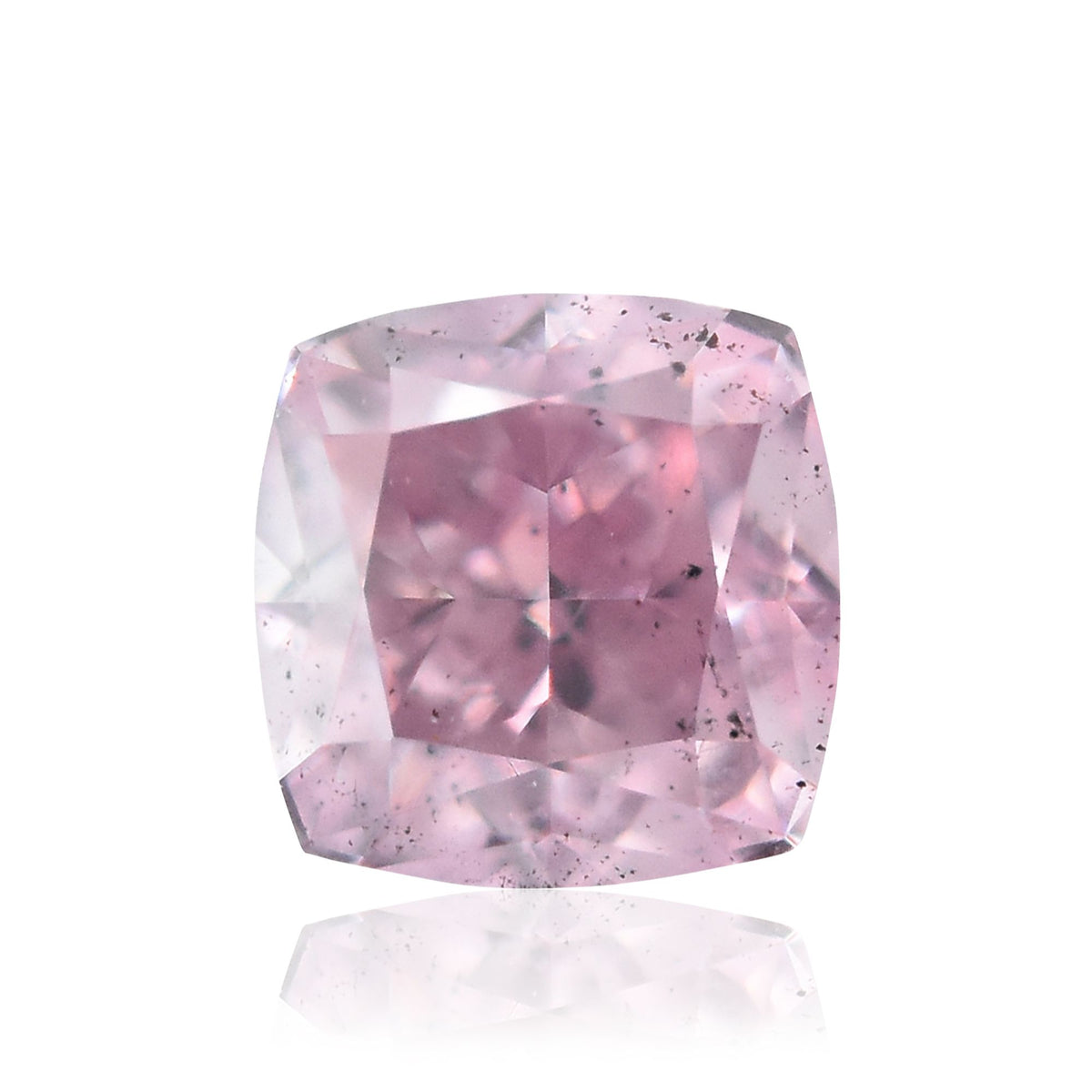 Cushion Fancy Pink Purple Natural Diamond 0.25ct SI2 loose diamond