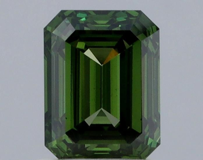 Emerald Green Lab-grown Diamond 1.1ct VVS2 loose diamond