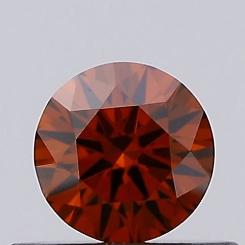 Round Fancy Deep Orange Lab-grown Diamond 0.3ct VVS2 loose diamond