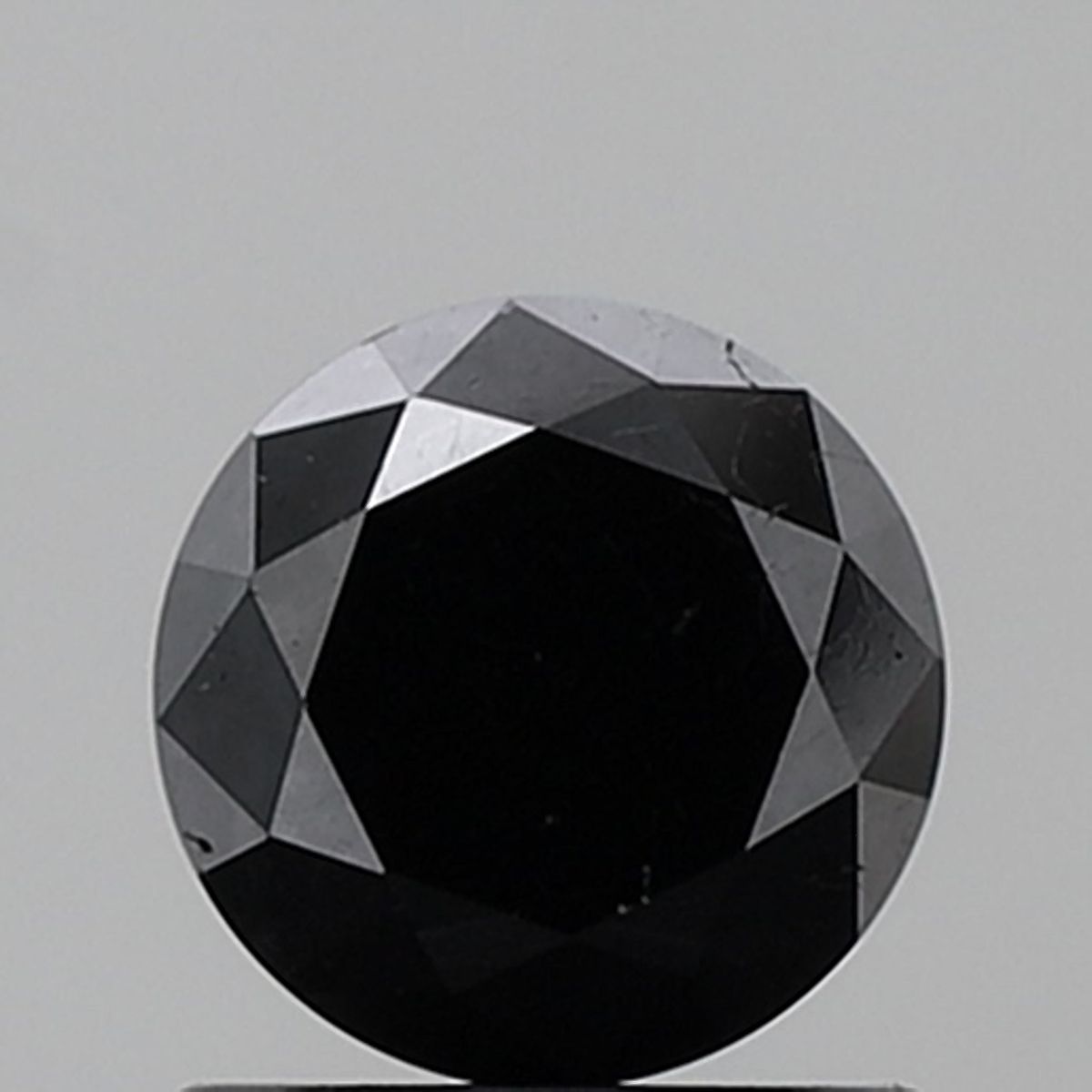 Round Black Natural Diamond 1.21ct VS1 loose diamond