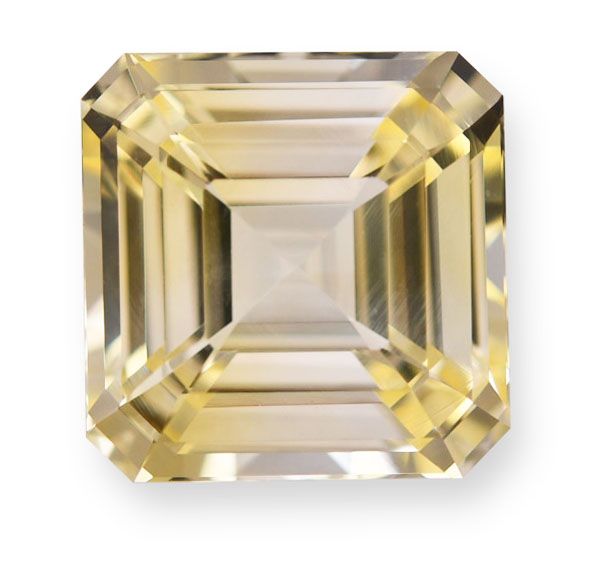 Emerald Yellow Sapphire 5.65ct loose gemstone