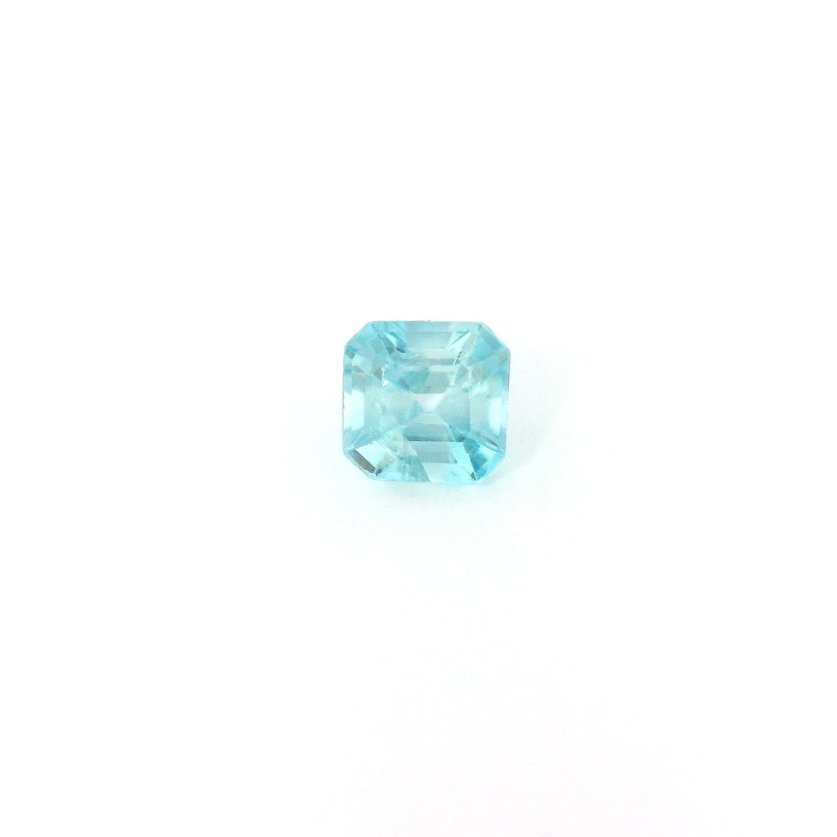 Octagonal Blue Zircon 0.91ct loose gemstone