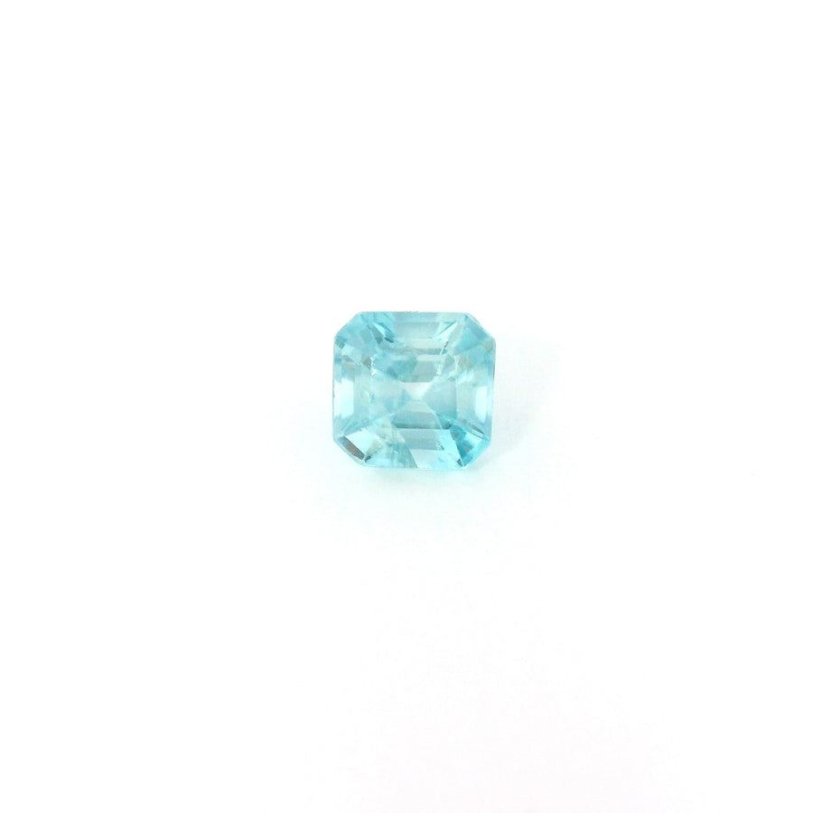 Octagonal Blue Zircon 0.91ct loose gemstone