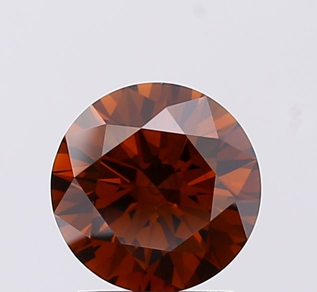 Round Fancy Deep Brown Lab-grown Diamond 1.36ct VS2 loose diamond